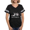 thumbnail image 1 of CafePress - Split Happens Logo 2 Design F T Shirt - Womens Football Shirt, 1 of 4