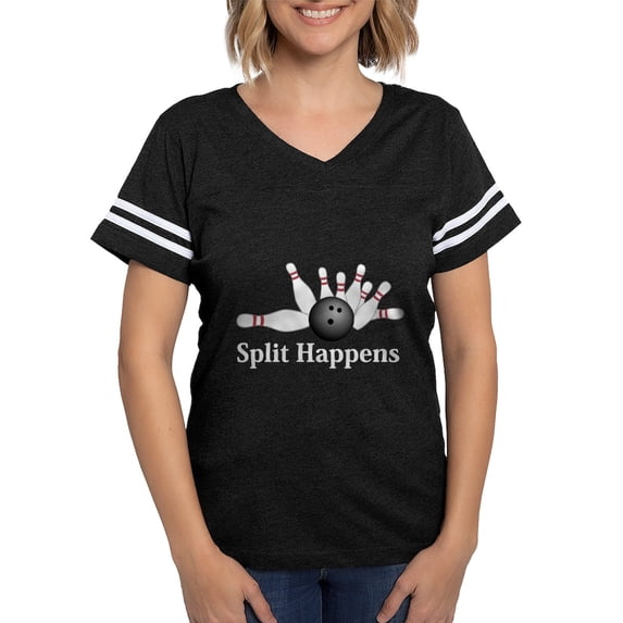 CafePress - Split Happens Logo 2 Design F T Shirt - Womens Football Shirt