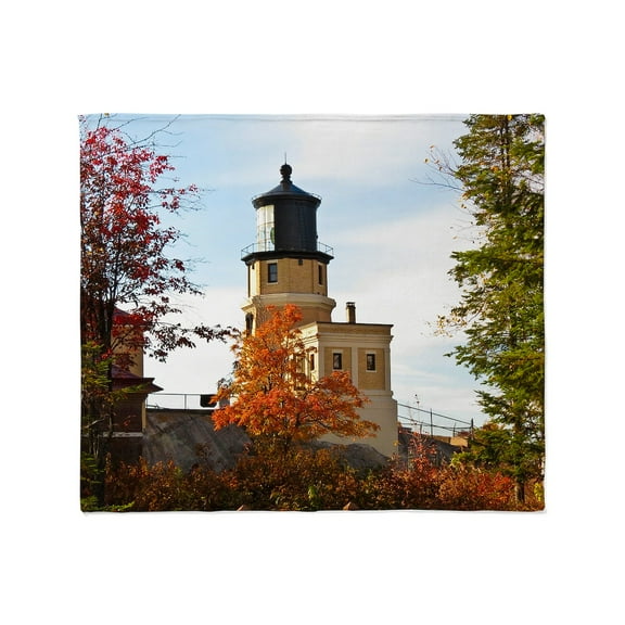 CafePress - Split Rock Lighthouse Throw Blanket - Soft Fleece Throw Blanket, 50"x60" for All Ages
