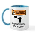 thumbnail image 1 of CafePress - Spontaneous Singer Mug - 11 oz Ceramic Mug - Novelty Coffee Tea Cup, 1 of 3