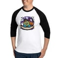 thumbnail image 1 of CafePress - Spooky & Fun Whimsical Halloween Cartoon - Cotton Baseball Jersey, 3/4 Raglan Sleeve Shirt, 1 of 4