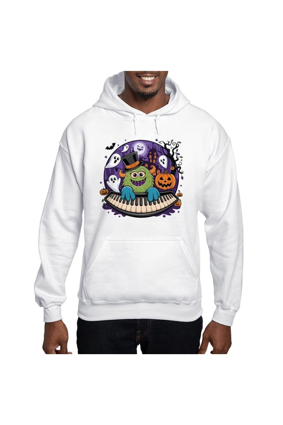 - Spooky & Fun Whimsical Halloween Cartoon - Pullover Hoodie, Hooded Sweatshirt