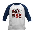 thumbnail image 1 of CafePress - Spooky Halloween Nurse Kids Baseball T Shirt - Kids Cotton Baseball Jersey, 3/4 Sleeve Shirt, 1 of 4