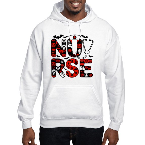 CafePress - Spooky Halloween Nurse - Pullover Hoodie, Hooded Sweatshirt