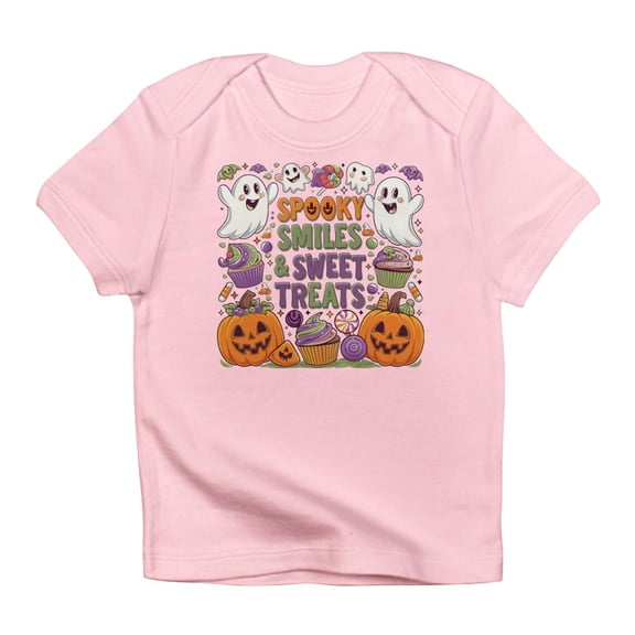 CafePress - Spooky Smiles And Sweet Treats Halloween Design Infant T Shirt - Infant T-Shirt