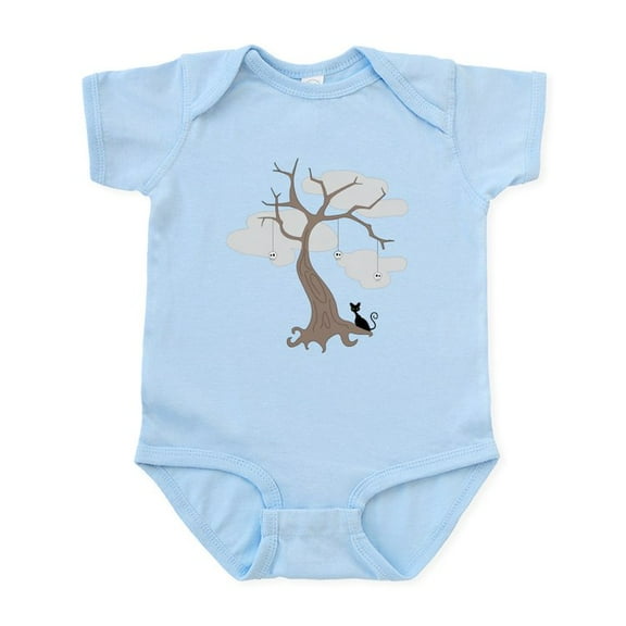 CafePress - Spooky Tree Body Suit - Baby Light Bodysuit, Size Newborn - 24 Months