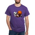 thumbnail image 1 of CafePress - Sports Balls Dark T Shirt - Men's Classic Graphic Cotton T-Shirt, 1 of 4