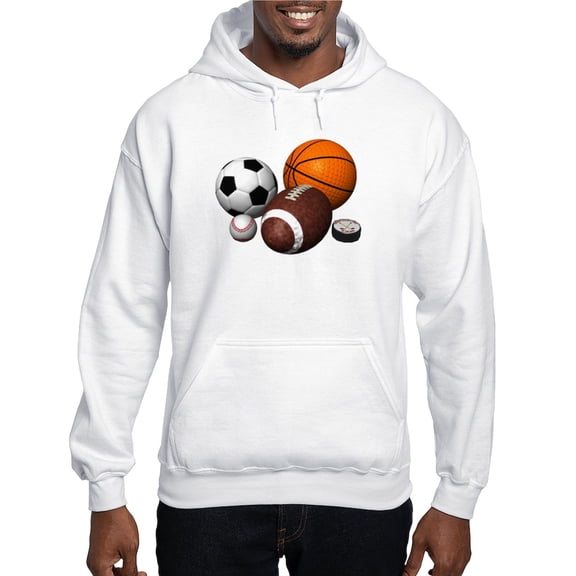 CafePress - Sports Balls Hooded Sweatshirt - Pullover Hoodie, Hooded Sweatshirt