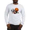thumbnail image 1 of CafePress - Sports Balls Long Sleeve T Shirt - Unisex Cotton Long Sleeve T-Shirt, 1 of 4