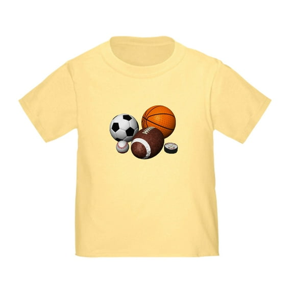 CafePress - Sports Balls Toddler T Shirt - Cute Toddler T-Shirt, 100% Cotton