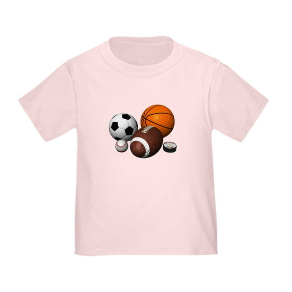 CafePress - Sports Balls Toddler T Shirt - Cute Toddler T-Shirt, 100% Cotton