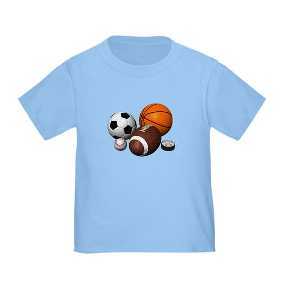 CafePress - Sports Balls Toddler T Shirt - Cute Toddler T-Shirt, 100% Cotton