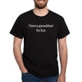 thumbnail image 1 of CafePress - Spreadsheet Lg Wht T Shirt - Men's Classic Cotton T-Shirts, 1 of 3