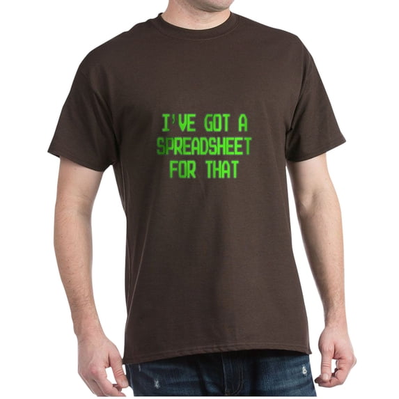 CafePress - Spreadsheet T Shirt - Men's Classic Graphic Cotton T-Shirt