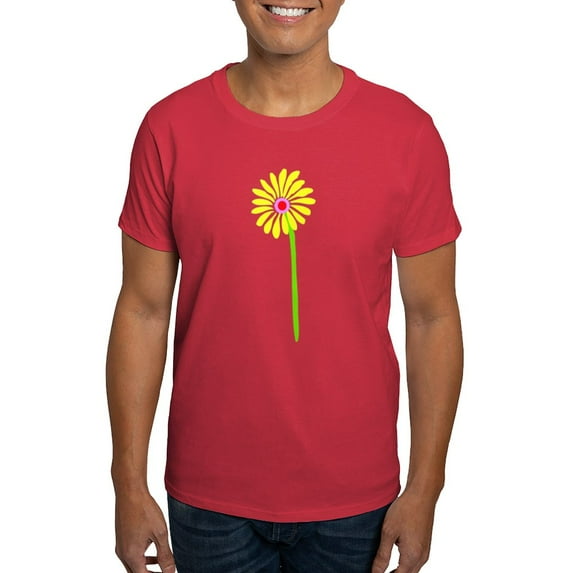 CafePress - Spring Flower Dark T Shirt - Men's Classic Graphic Cotton T-Shirt