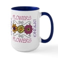 thumbnail image 1 of CafePress - Spring Flowers Large Mug - 15 oz Ceramic Large White Novelty Mug, 1 of 4