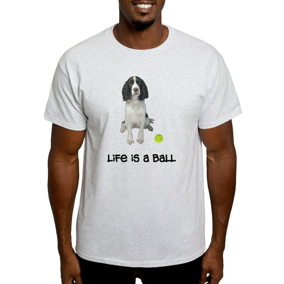 CafePress - Springer Spaniel Life Light T Shirt - Light T-Shirt - CP