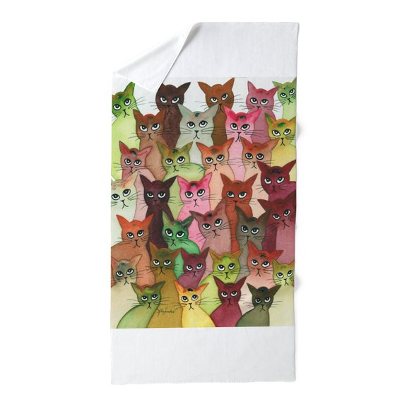 CafePress - Springfield Stray Cats - Large Beach Towel, Soft 30"x60" Towel with Unique Design