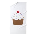thumbnail image 1 of CafePress - Sprinkled Cupcake - Large Beach Towel, Soft 30"x60" Towel with Unique Design, 1 of 3