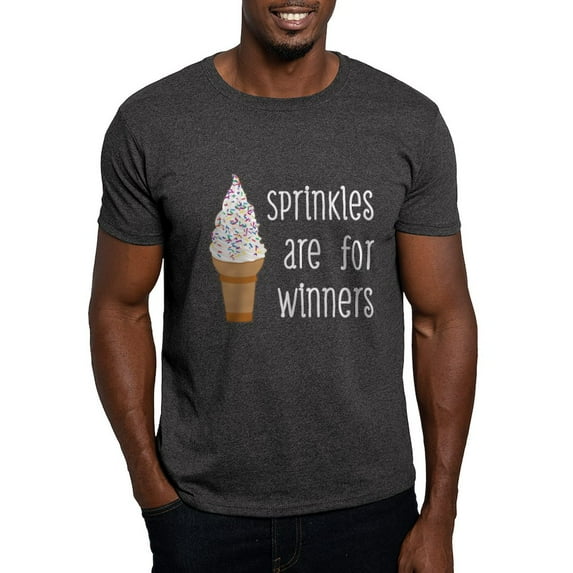 CafePress - Sprinkles Are For Winners T Shirt - Men's Classic Graphic Cotton T-Shirt