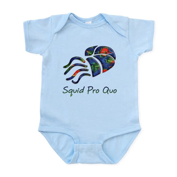 CafePress - Squid Pro Quo Infant Bodysuit - Baby Light Bodysuit, Size Newborn - 24 Months