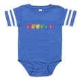 thumbnail image 1 of CafePress - Squirels_Rbw - Cute Infant Baby Football Bodysuit, 1 of 3