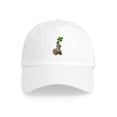 thumbnail image 1 of CafePress - Squirrel 4 Leaf Clover - Adjustable 100% Brushed Unisex Casual Cotton Baseball Cap, Beige, 1, 1 of 2