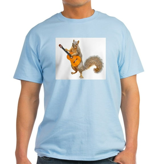 CafePress - Squirrel Acoustic Guitar T Shirt - Men's Classic Graphic T-Shirt