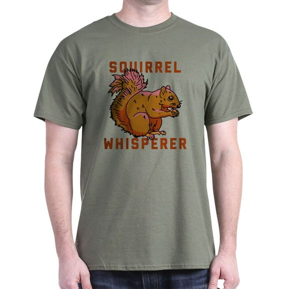 CafePress - Squirrel Whisperer Dark T Shirt - Men's Classic Graphic Cotton T-Shirt