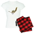 thumbnail image 1 of CafePress - Squirrel With Banjo Women's Light Pajamas - Women's Short Sleeve Print T-Shirt and Pants Light Cotton Pajama Set, 1 of 7