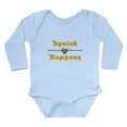 thumbnail image 1 of CafePress - Squish Happens Long Sleeve Infant Bodysuit - Long Sleeve Cotton Baby Bodysuit, 1 of 4