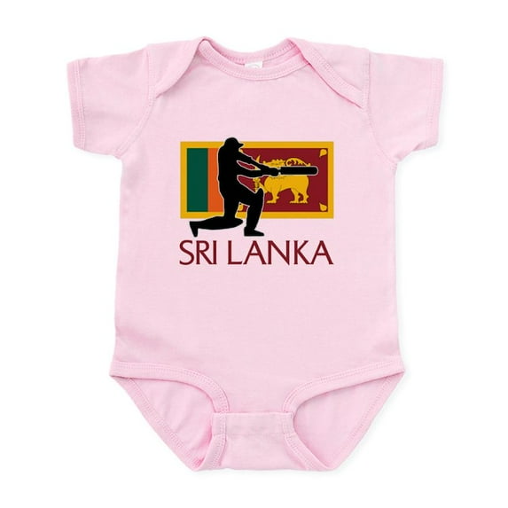 CafePress - Sri Lanka Cricket Body Suit - Baby Light Bodysuit, Size Newborn - 24 Months