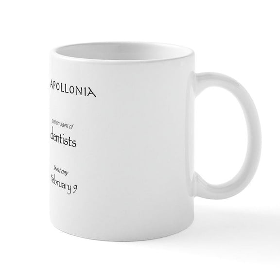 CafePress - St. Apollonia, Patron Saint Of Dentists Mug - 11 oz Ceramic Mug - Novelty Coffee Tea Cup