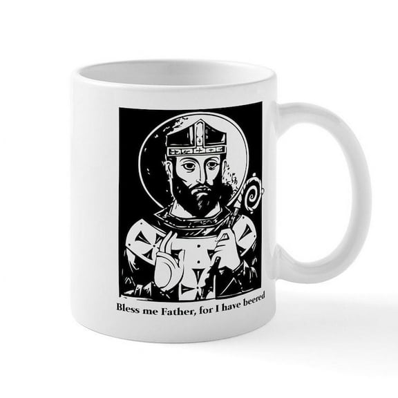 CafePress - St. Arnulf The Patron Saint Of Beer Mug - 11 oz Ceramic Mug - Novelty Coffee Tea Cup