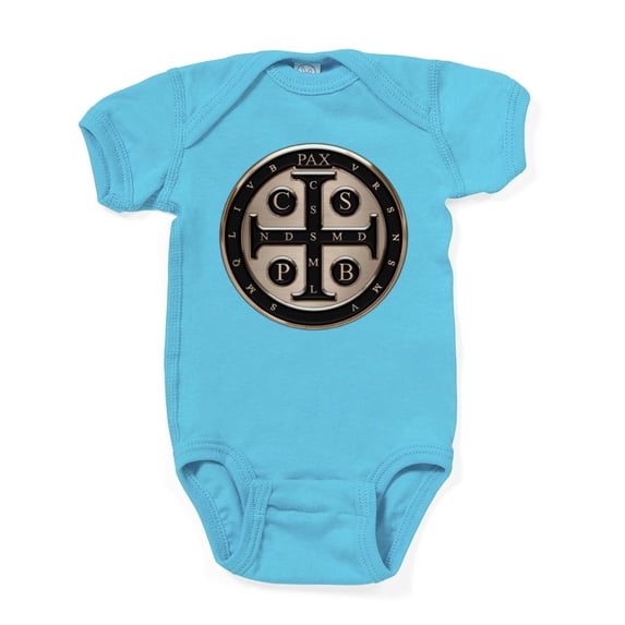 CafePress - St. Benedict Medal - Cute Infant Bodysuit Baby Romper - Size Newborn - 24 Months