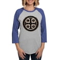 thumbnail image 1 of CafePress - St. Benedict Medal Women's Baseball T Shirt - Womens Baseball Tee, 1 of 4