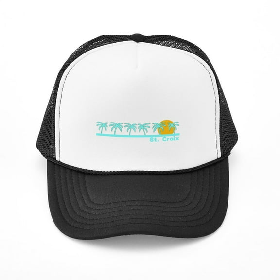 CafePress - St. Croix, USVI - Adjustable Unisex Printed Trucker Hat with Mesh Back