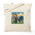 thumbnail image 1 of CafePress - St Francis/3 Dogs Tote Bag - Unisex Canvas Tote Bag, Beige, 1-Piece, 1 of 8