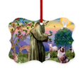 thumbnail image 1 of CafePress - St Francis & Aussie - Scroll Ornament, 1 of 3