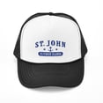 thumbnail image 1 of CafePress - St. John - Adjustable Unisex Printed Trucker Hat with Mesh Back, 1 of 8