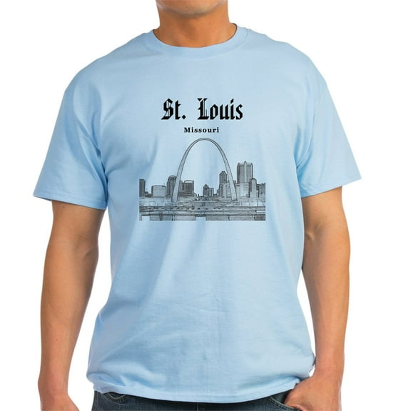 CafePress - St. Louis Light T Shirt - Men's Classic Graphic T-Shirt