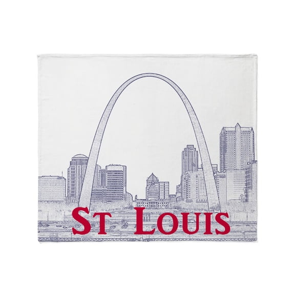 CafePress - St. Louis Throw Blanket - Soft Fleece Throw Blanket, 50"x60" for All Ages