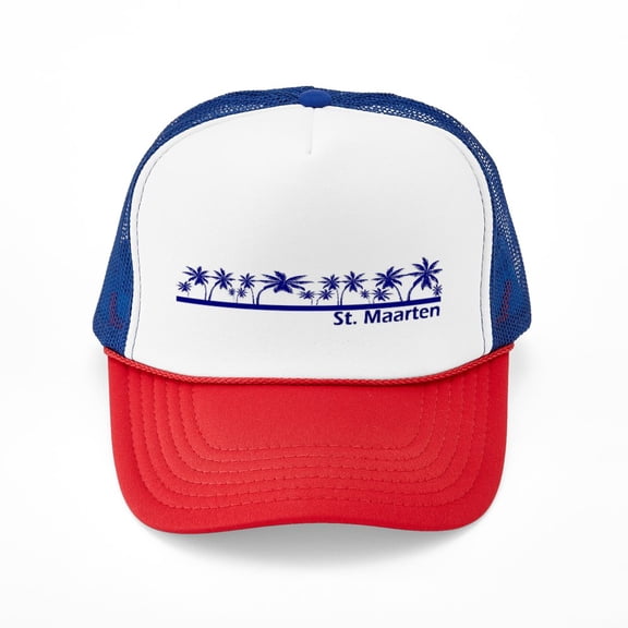CafePress - St. Maarten - Adjustable Unisex Printed Trucker Hat with Mesh Back