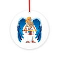 thumbnail image 1 of CafePress - St. Michael -  Round Wood Ornament 4", 1 of 2