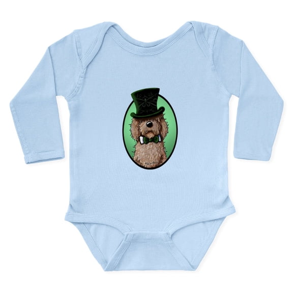 CafePress - St. Paddy's Doodle Long Sleeve Infant Bodysuit - Long Sleeve Cotton Baby Bodysuit