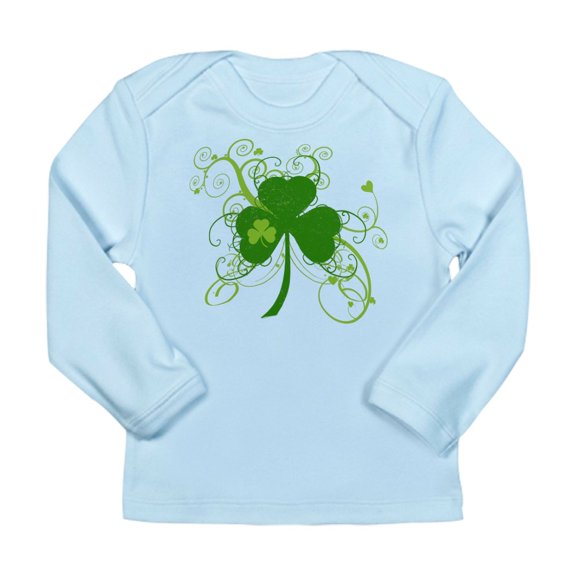 CafePress - St Paddys Day Fancy Sha Long Sleeve Infant T Shirt - Long Sleeve Infant T-Shirt