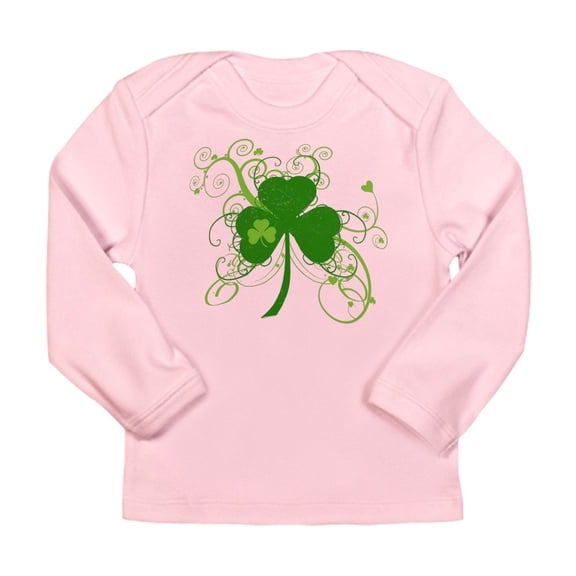 CafePress - St Paddys Day Fancy Sha Long Sleeve Infant T Shirt - Long Sleeve Infant T-Shirt