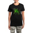 thumbnail image 1 of CafePress - St Paddys Day Fancy Shamrock Women's Dark Pajamas - Women's Short Sleeve Print T-Shirt and Pants Dark Cotton Pajama Set, 1 of 7