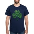 thumbnail image 1 of CafePress - St Paddys Day Shamrock Dark T Shirt - Men's Classic Graphic Cotton T-Shirt, 1 of 4