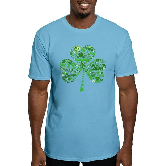 CafePress - St Paddys Day Shamrock Fitted T Shirt - Fitted T-Shirt, Vintage Fit Soft Cotton Tee